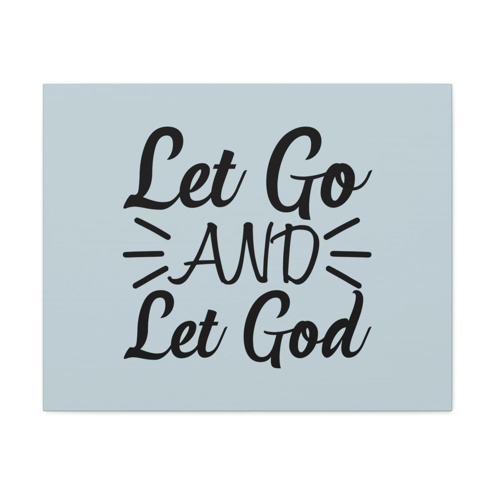 Scripture Walls Jeremiah 29:11 Let Go And Let God Pastel Blue Bible Canvas
